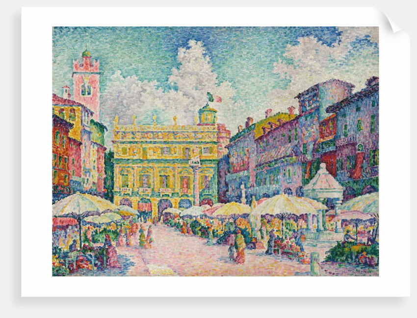 Verona Market by Paul Signac