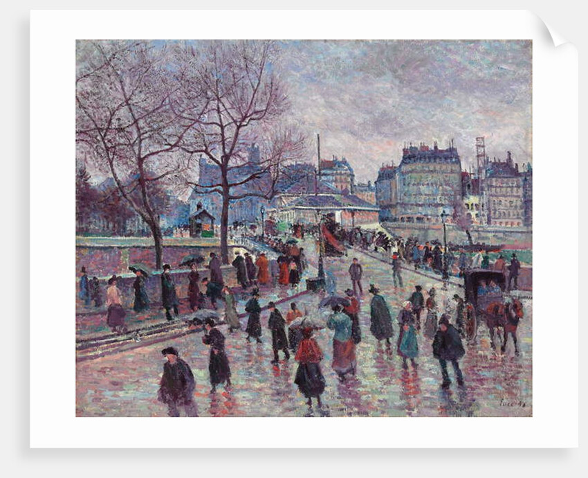Paris, Le Pont de l'Archeveche, 1896 by Maximilien Luce