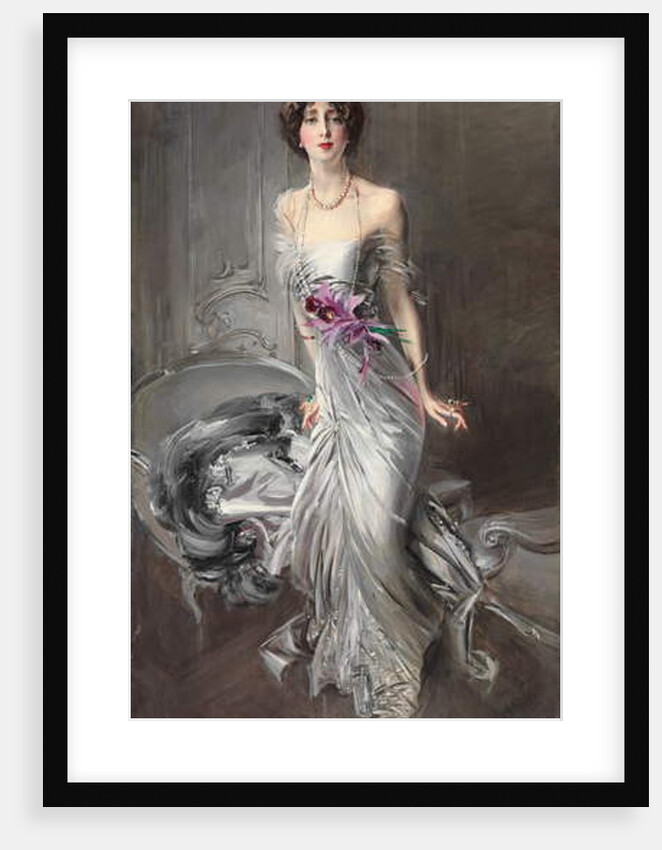 Portrait of Madame Eugene Doyen; Ritratto di Madame Eugene Doyen, 1910 by Giovanni Boldini