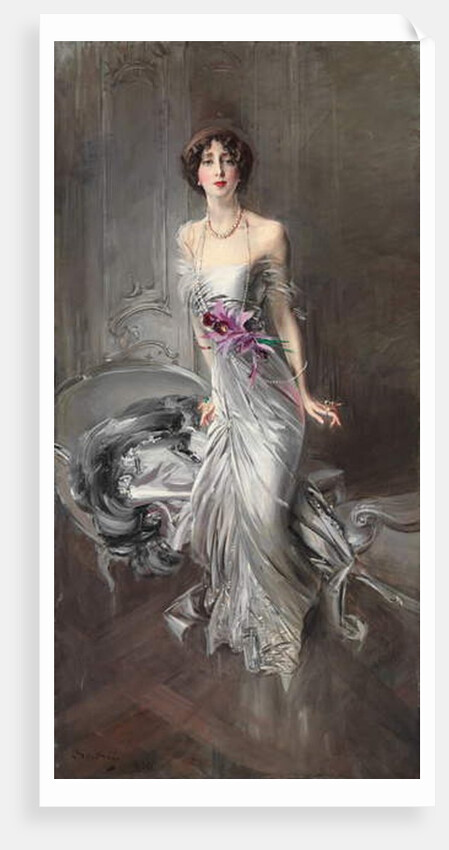 Portrait of Madame Eugene Doyen; Ritratto di Madame Eugene Doyen, 1910 by Giovanni Boldini