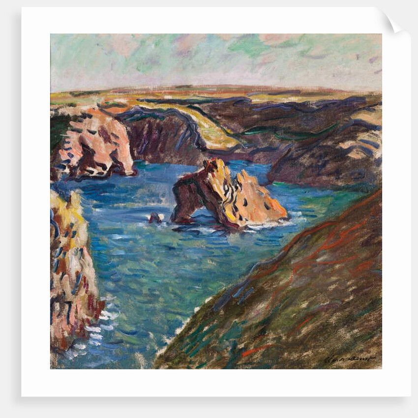 Belle-Ile, 1886 by Claude Monet