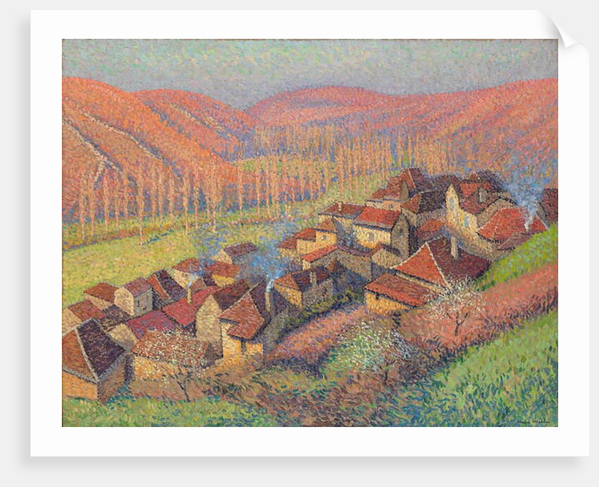 View of the centre of Labastide du Vert; Vue du centre de Labastide du Vert, c.1940 by Henri Jean Guillaume Martin