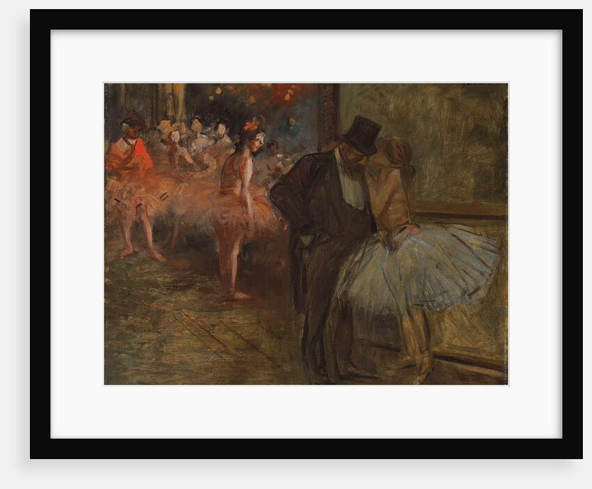 Dancer and Abonne, at the Opera; Danseuse et Abonne, a l'opera, c.1905 by Jean Louis Forain