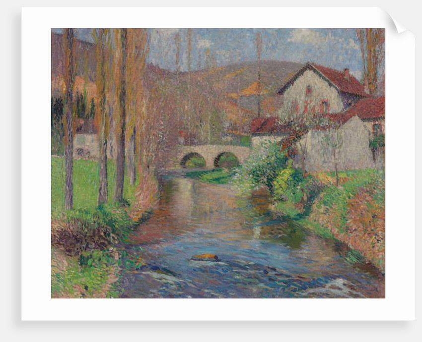 Labastide du Vert Bridge Viewed from Downstream by Henri Martin