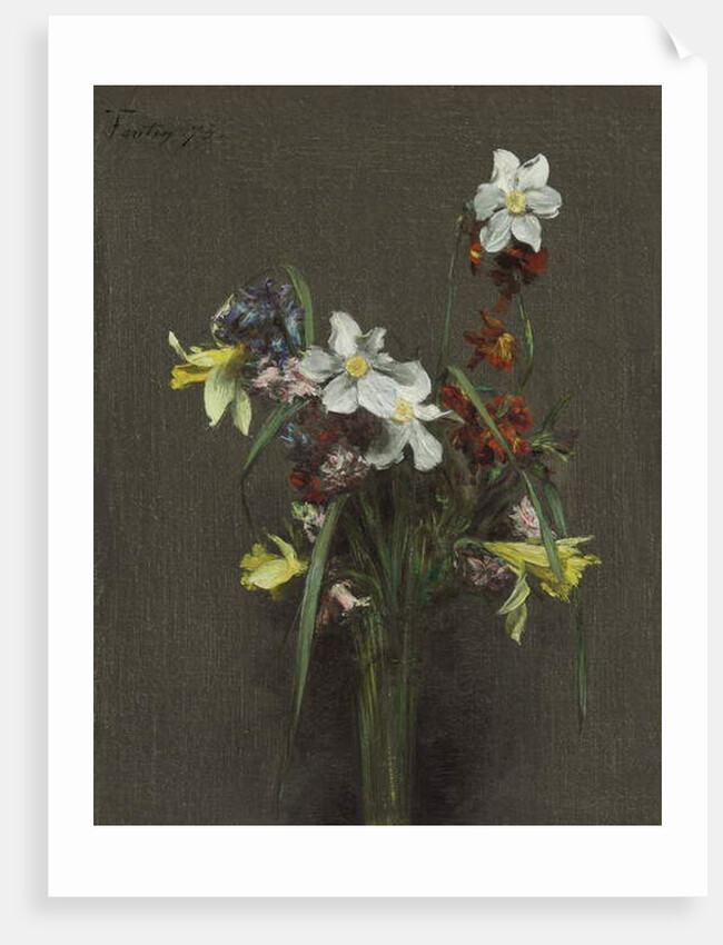 Spring Flowers; Fleurs de printemps, 1873 by Ignace Henri Jean Fantin-Latour
