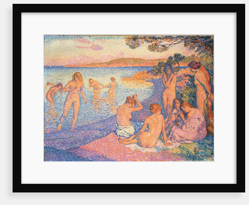 Sunset; L'heure embrasee, 1897 by Theo van Rysselberghe