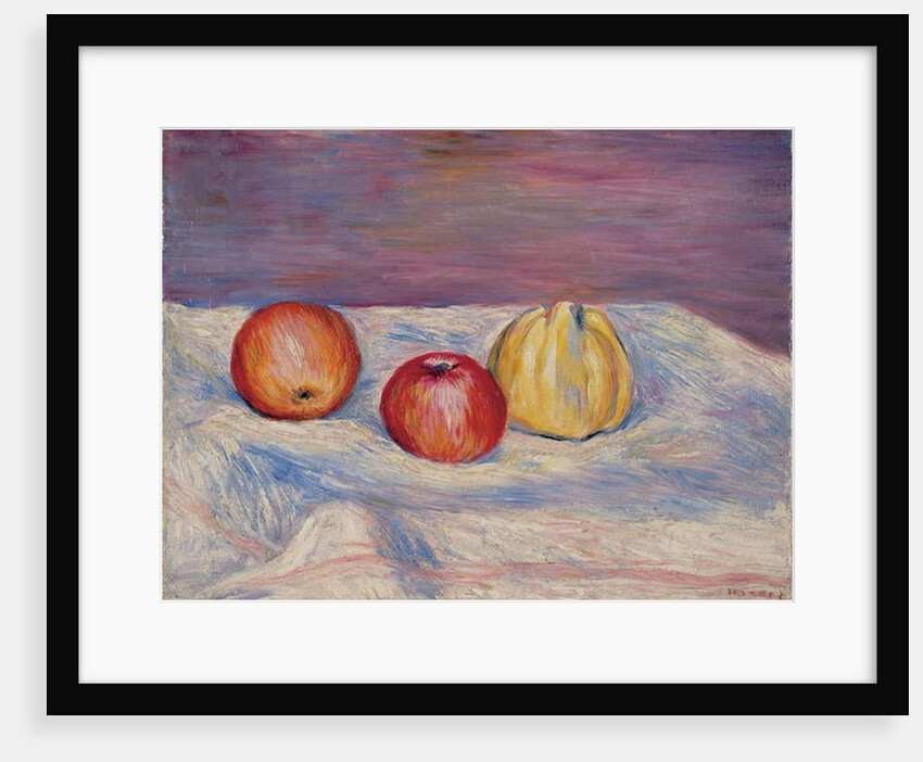 Two Apples and a Quince; Deux pommes et un coing, c.1900 by Pierre Auguste Renoir