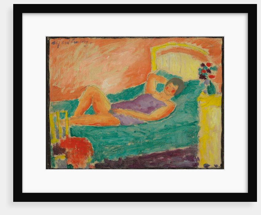 Reclining Girl; Liegendes Madchen, c.1917 by Alexej von Jawlensky