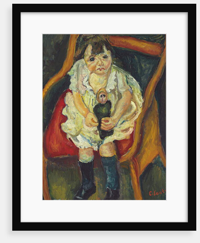 Little Girl with a Doll; La Petite Fille a la Poupee, c.1925 by Chaim Soutine