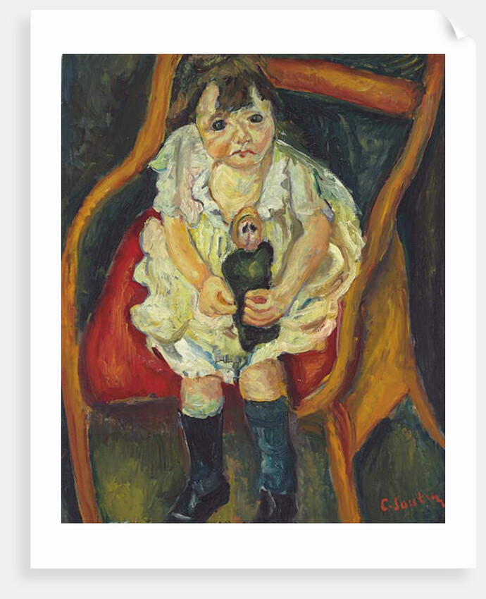 Little Girl with a Doll; La Petite Fille a la Poupee, c.1925 by Chaim Soutine