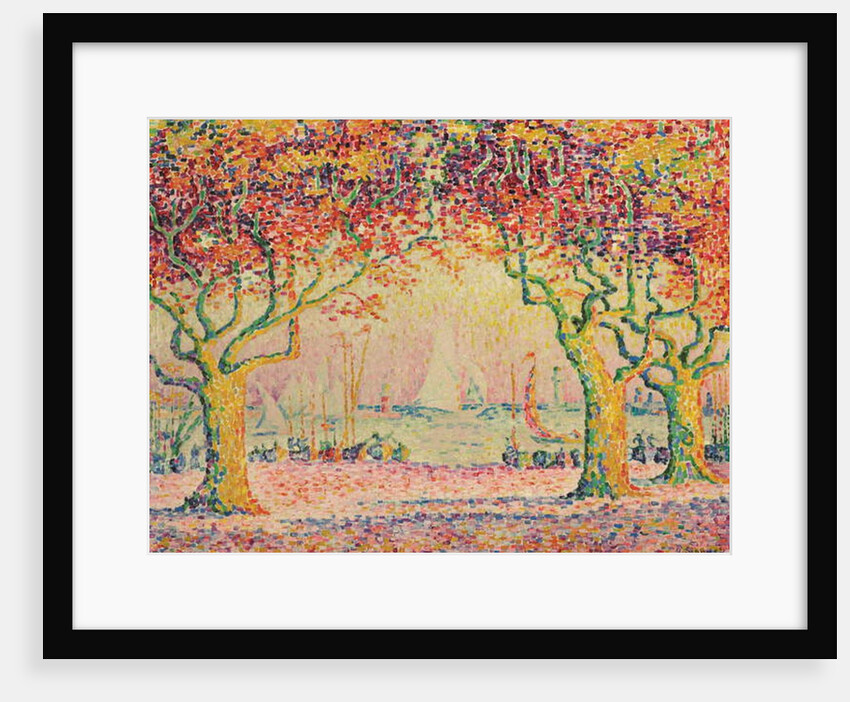 Les Allees, Cannes, 1918-1920 by Paul Signac