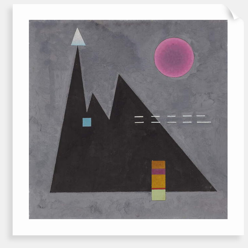 Sharp in Blunt; Scharf im dumpf, 1929 by Wassily Kandinsky