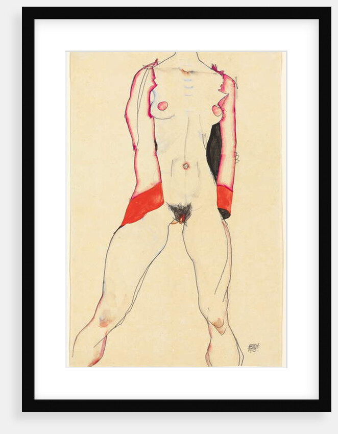 Female Torso by Egon Schiele