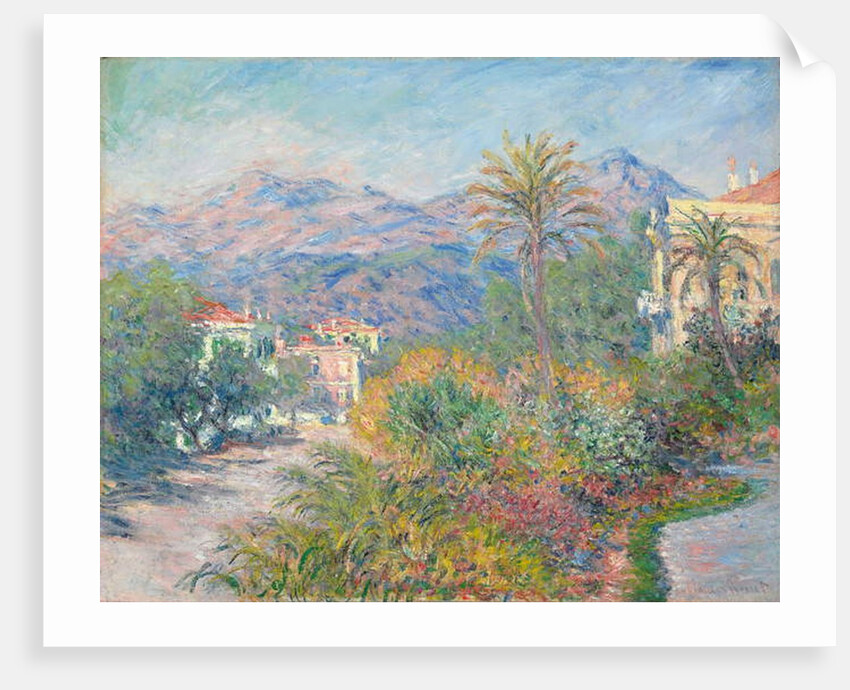 Roman Road at Bordighera, 1884 by Claude Monet