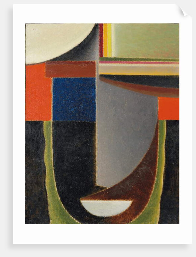 Abstract Head: Andante; Abstrakter Kopf: Andante, 1933 by Alexej von Jawlensky