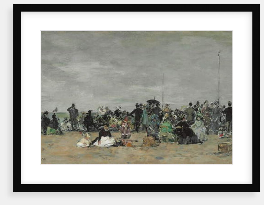 Trouville Beach, 1874 by Eugene Louis Boudin