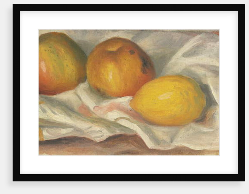Two Apples and a Lemon by Pierre Auguste Renoir