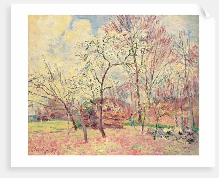 First Day of Spring in Moret, 1889 by Alfred Sisley