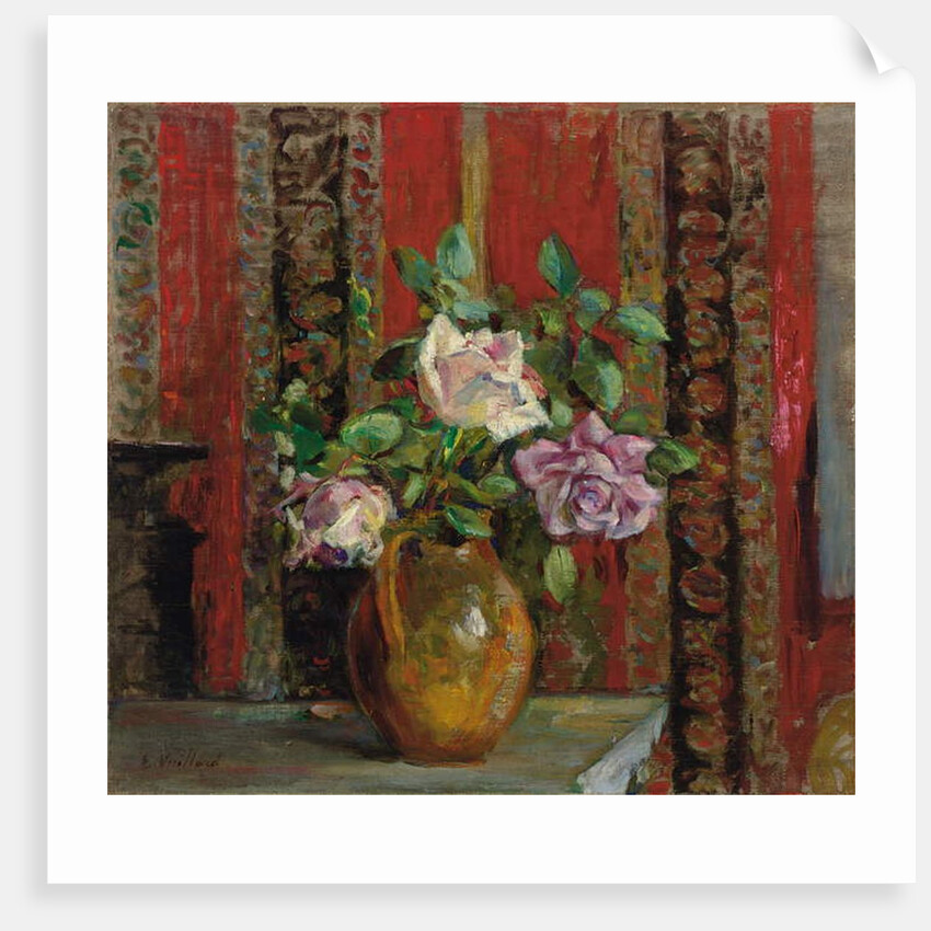 Roses in a Pitcher; Roses dans un Pichet, c.1905 by Edouard Vuillard
