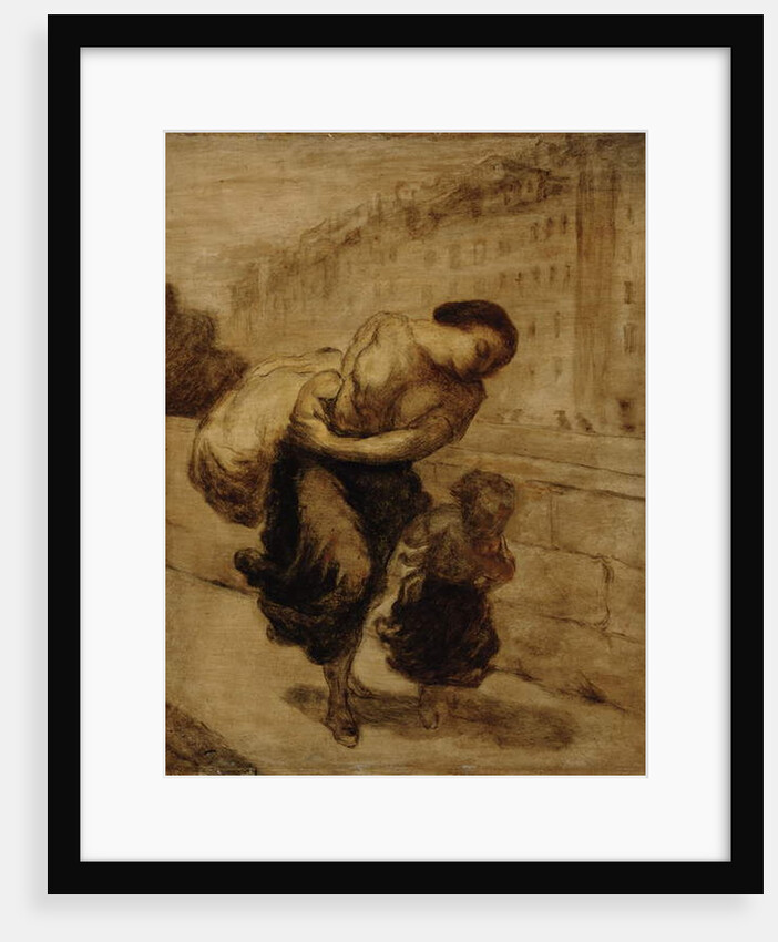 The Burden; Le Fardeau, c.1855-1856 by Honore Daumier