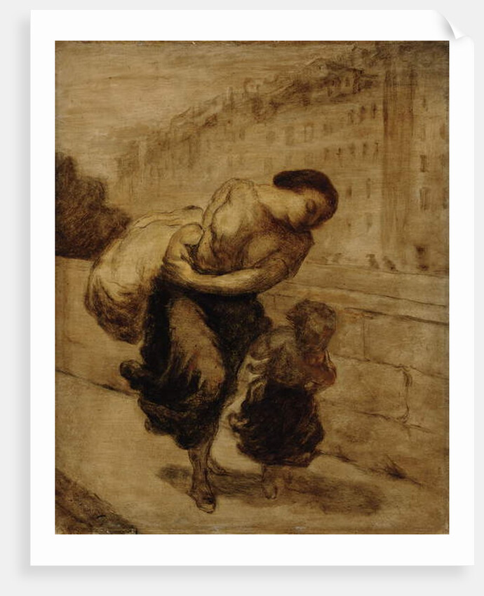 The Burden; Le Fardeau, c.1855-1856 by Honore Daumier
