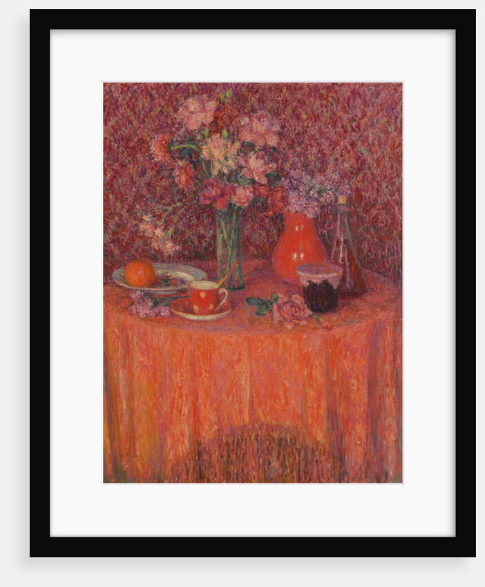 The Table, Harmony in Red; Le Table, Harmonie Rouge, 1927 by Henri Eugene Augustin Le Sidaner