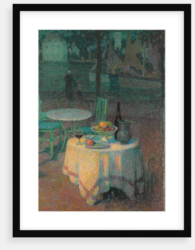 Port Cafe; Le Cafe du Port, 1923 by Henri Eugene Augustin Le Sidaner