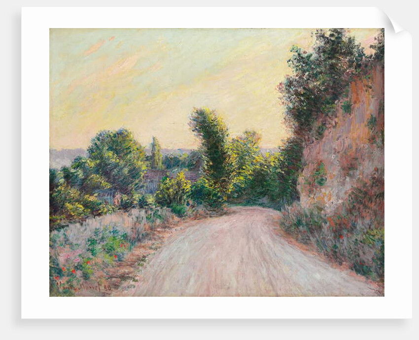 Road; Chemin, 1885 by Claude Monet