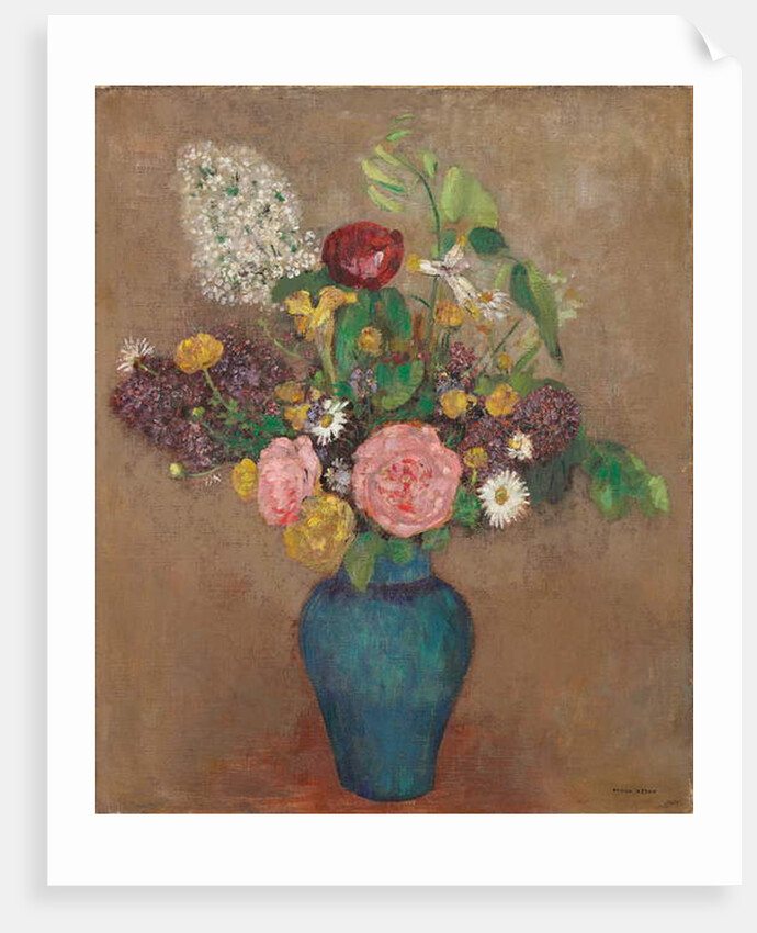 Vase with Flowers by Odilon Redon