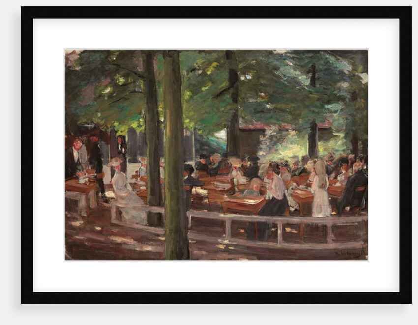Beer Garden in Laren, Study; Biergarten in Laren, Studie, 1903 by Max Liebermann