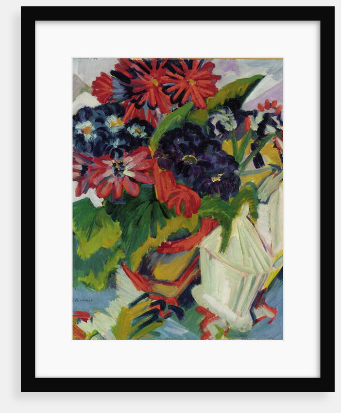 Flowers; Blumen, 1918-1919 by Ernst Ludwig Kirchner