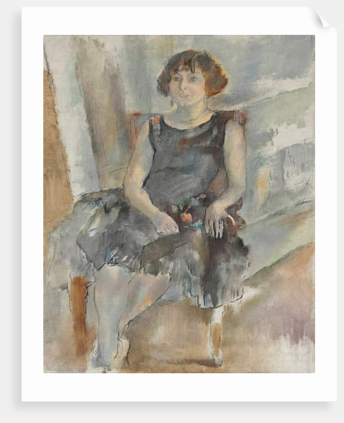 Brunette, 1928 by Jules Pascin