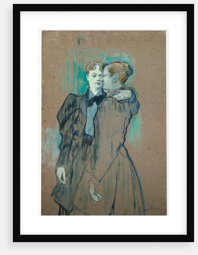 Two Women Waltzing; Deux femmes valsant, 1894 by Henri de Toulouse-Lautrec