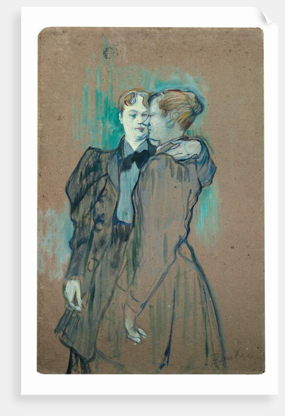 Two Women Waltzing; Deux femmes valsant, 1894 by Henri de Toulouse-Lautrec