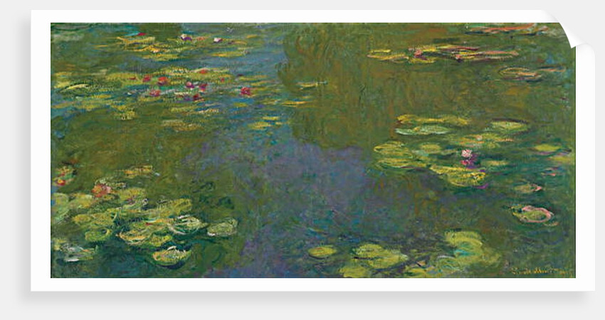 The Waterlily Pond; Le bassin aux nympheas, 1919 by Claude Monet