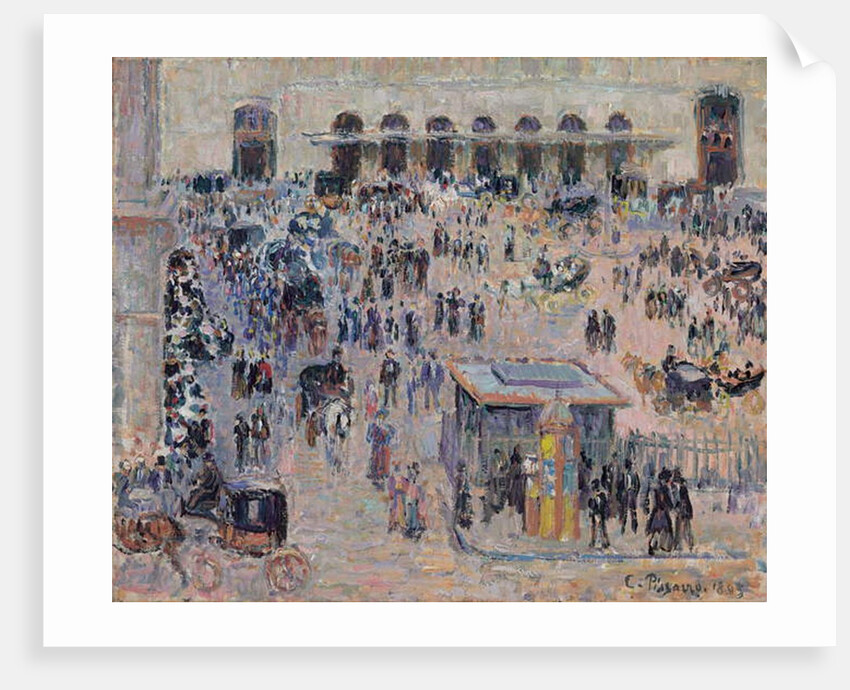 La Place du Havre et la Gare Saint-Lazare, 1893 by Camille Pissarro