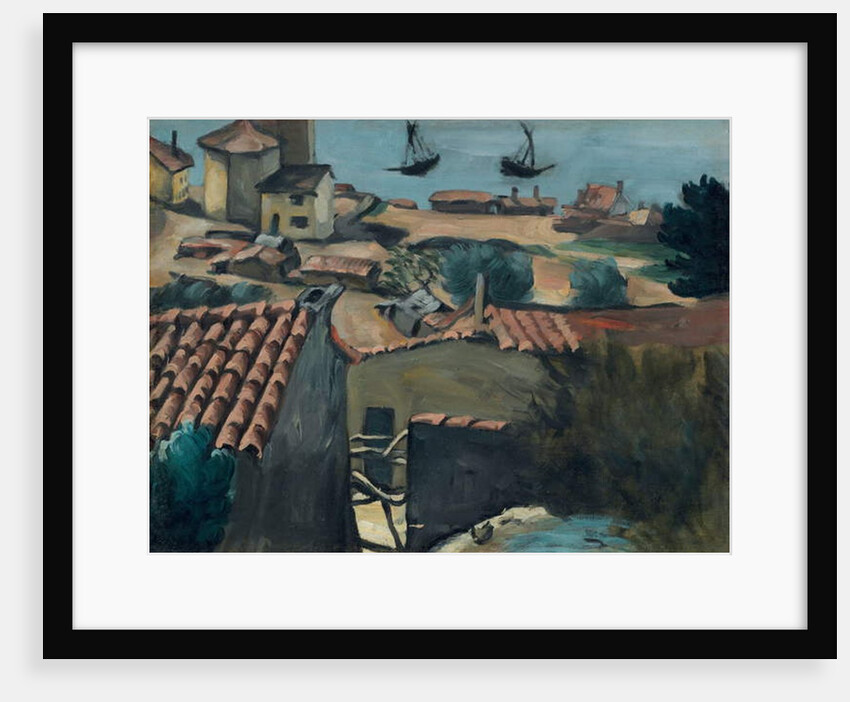 The Fishermen's Village at L'Estaque; Le village des pecheurs a l'Estaque, c.1870 by Paul Cezanne