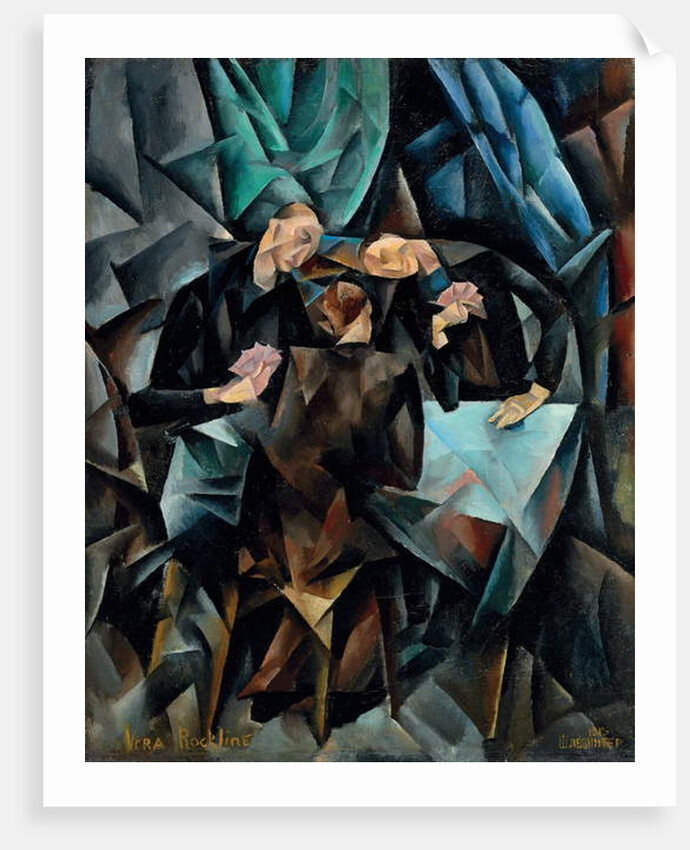 The Card Players, 1919 by Vera Rockline