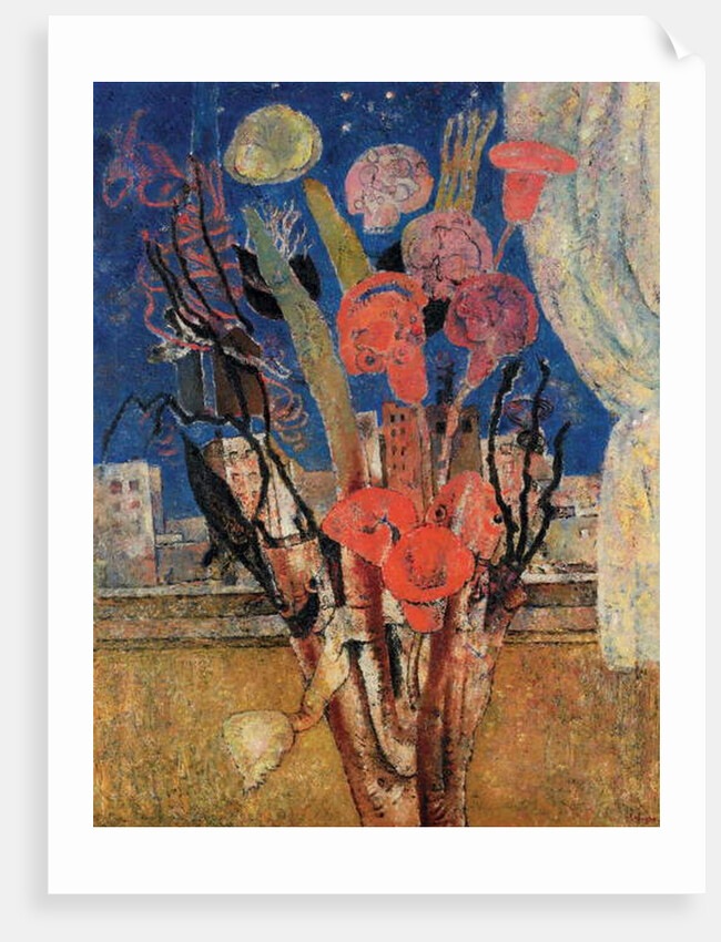 Flowers Over the City; Bloemen over de stad, 1929-1930 by Frits van den Berghe