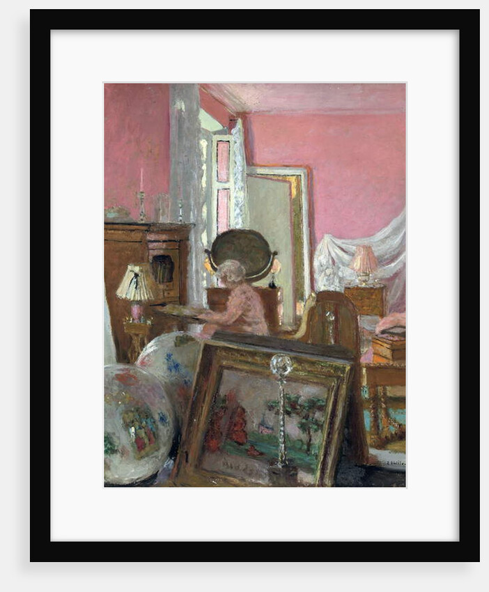 Madam Hessel in her Room at the Chateau des Clayes; Madame Hessel dans sa chambre au Chateau des Clayes, c.1930-1935 by Edouard Vuillard