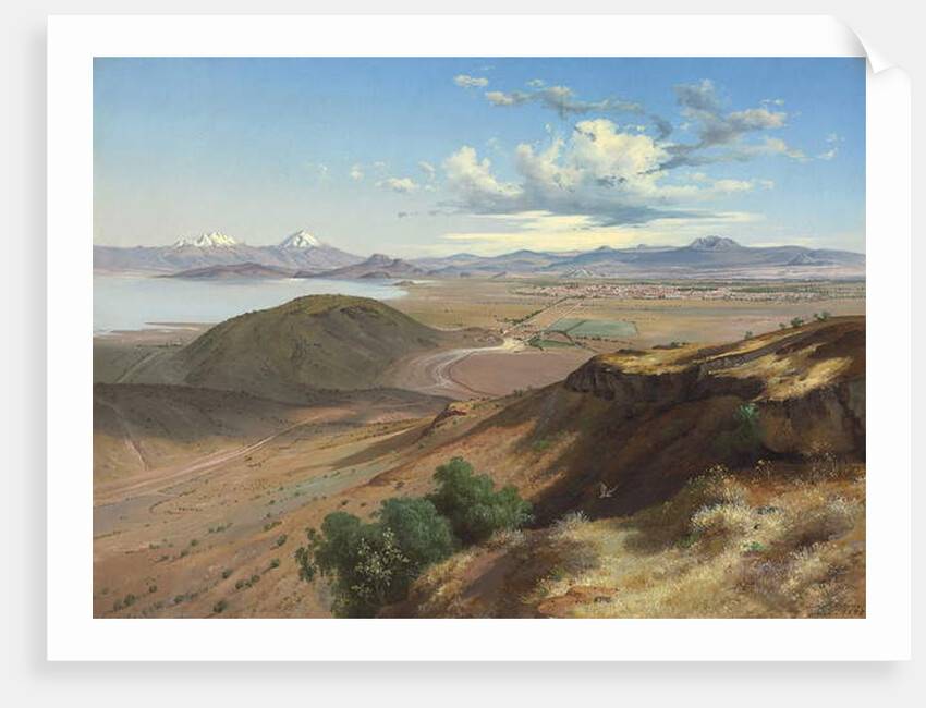 Valley of Mexico from the Hill of Saint Isabel, 1892 by Jose Maria Velasco