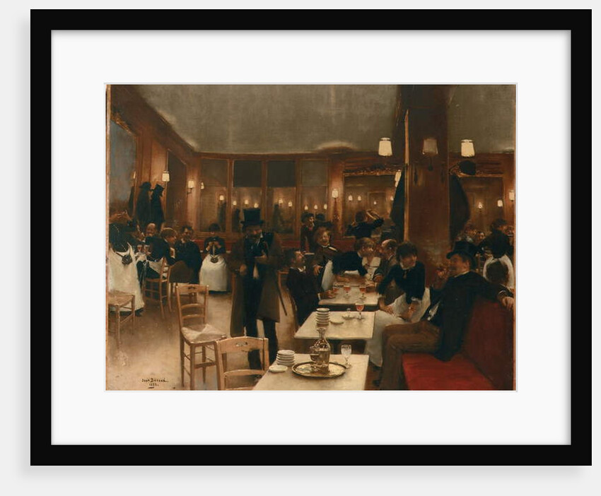 La Brasserie, 1883 by Jean Beraud