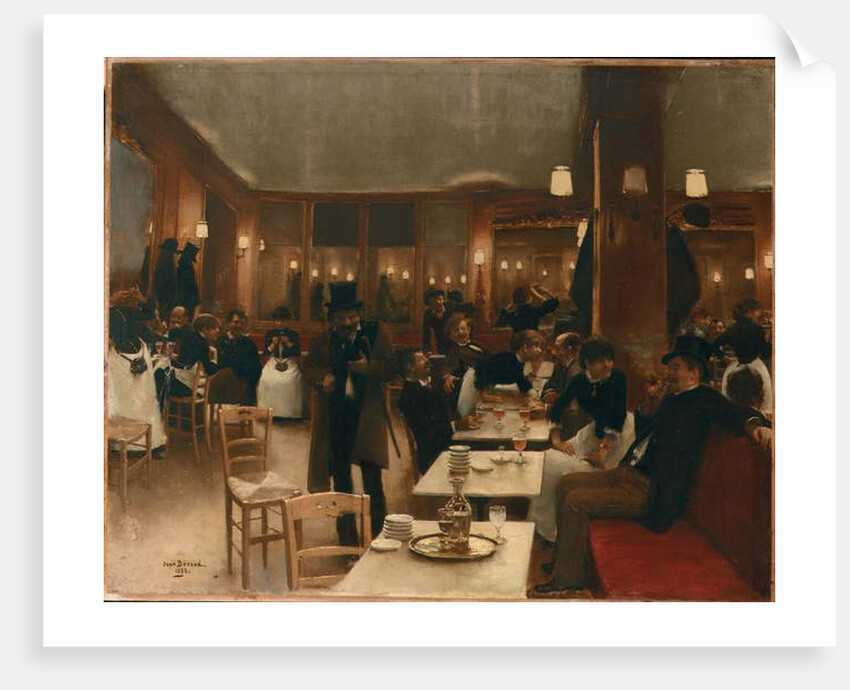 La Brasserie, 1883 by Jean Beraud