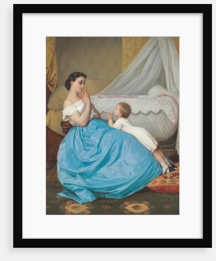 A Bedtime Prayer, 1858 by Auguste Toulmouche