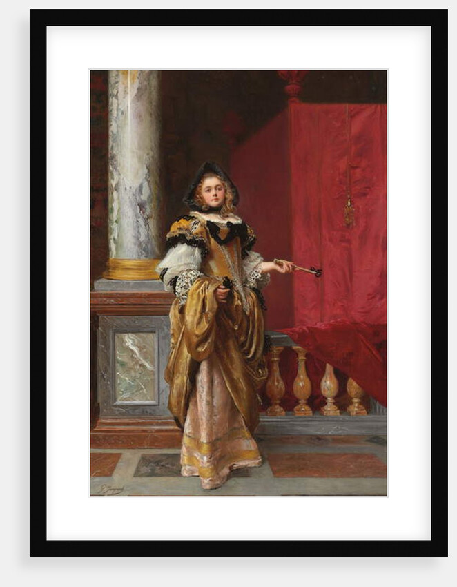 Arriving at the Ball by Gustave Jacquet