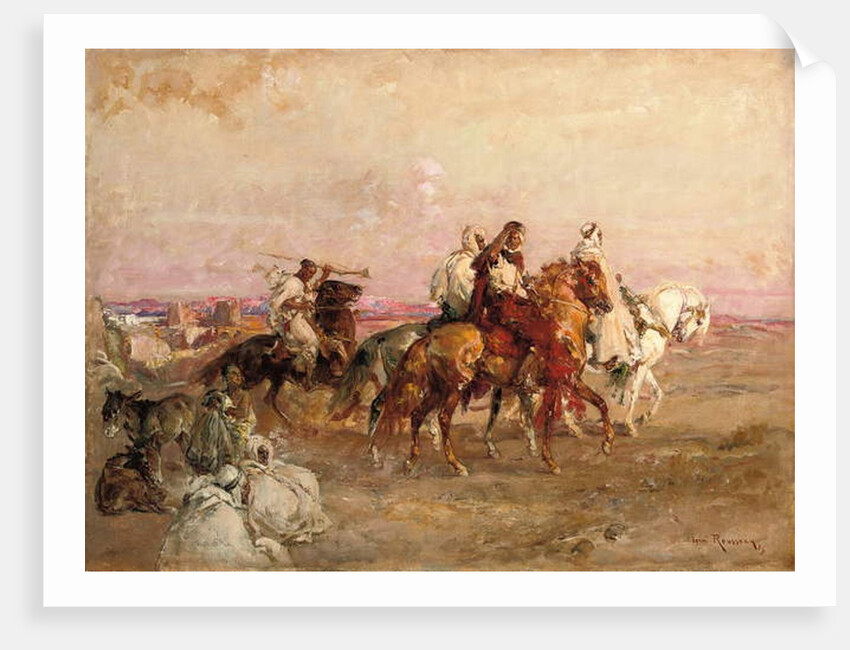 A Night in South Oran; Un soir dans le Sud Oranais, 1923 by Henri Emilien Rousseau