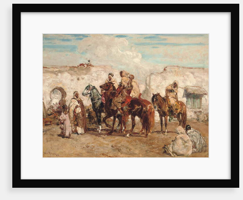 Intelligence: Arab Village Street; Le renseignement: rue du village Arabe, 1922 by Henri Emilien Rousseau