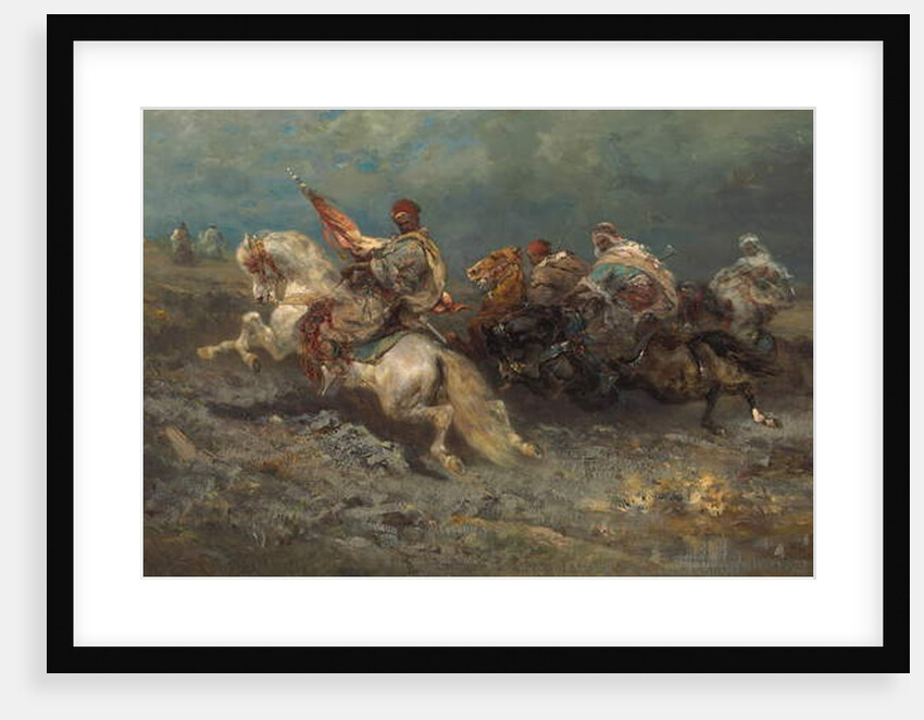 The Stampede by Adolf Schreyer