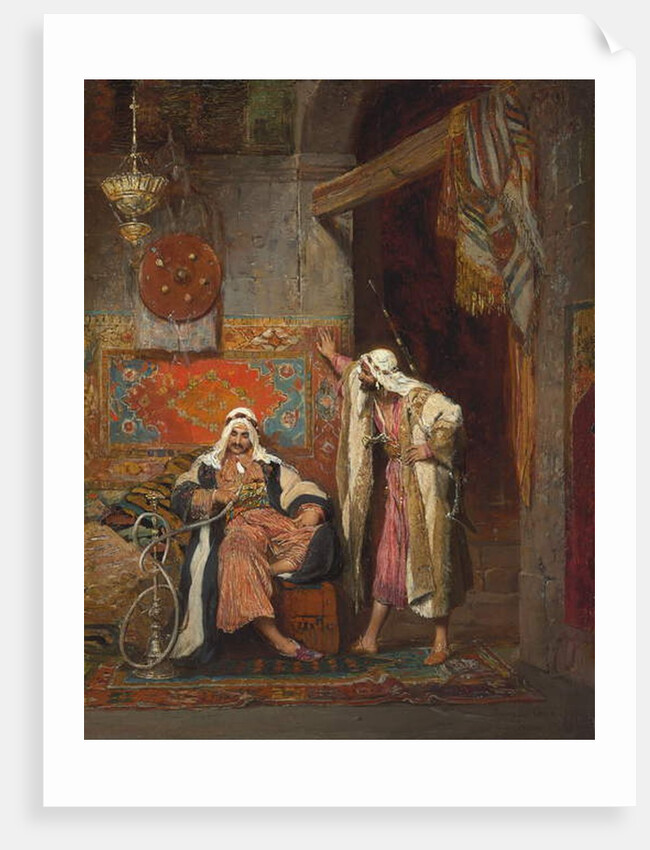 An Idle Conversation, 1872 by Arnold Corrodi