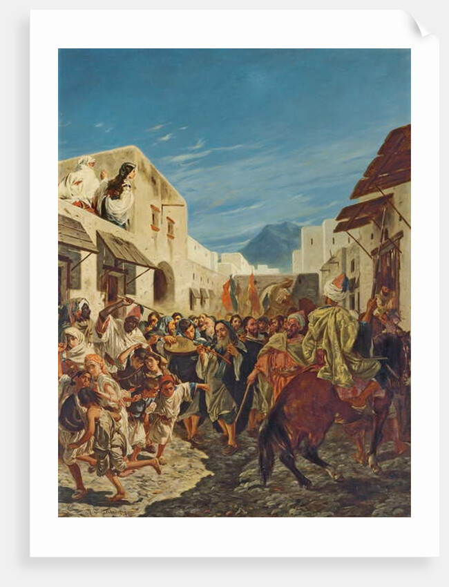 Jewish Musicians in the Streets of Tetuan, c.1858 by Alfred Dehodencq